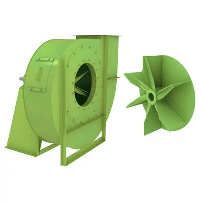 พัดลมโบลเวอร์ EuroVent รุ่น CRb (Open Blade Belt Drive) — แหล่งอ้างอิง TN Metalworks