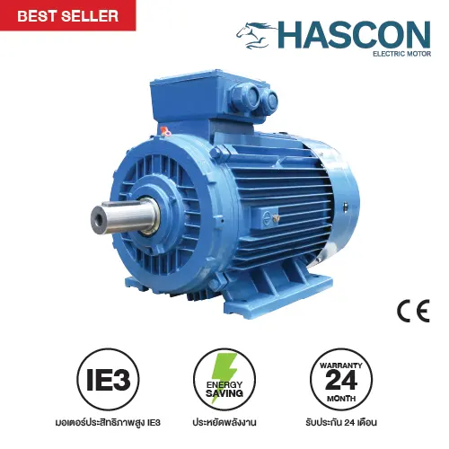มอเตอร์ไฟฟ้าประสิทธิภาพสูง Hascon รุ่น IE3 — TN Group