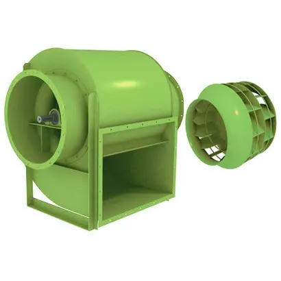 พัดลมโบลเวอร์ EuroVent รุ่นLRDb Model (Double Backward Belt Drive) — แหล่งอ้างอิง TN Metalworks