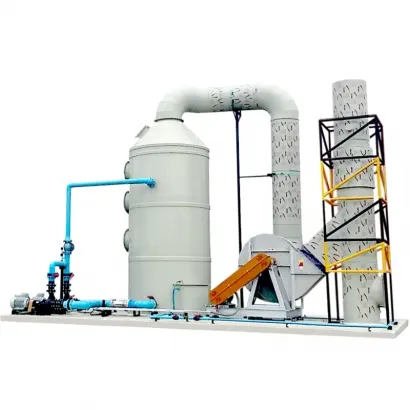 เครื่องกำจัดกลิ่นอุตสาหกรรม Envotech รุ่น Wet Scrubber — แหล่งอ้างอิง TN Metalworks