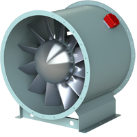 TRC Series - Direct Drive Reversible Vane Axial Fan — Kruger Fan